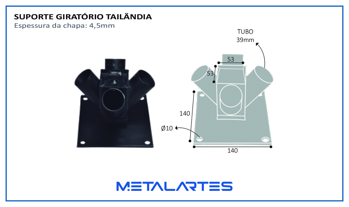 SUPORTE GIRATÓRIO TAILÂNDIA